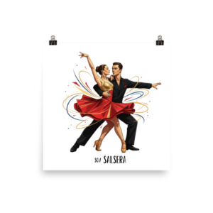 Poster 10”x10” (25,4cm x 25,4 cm) – Soy Salsera