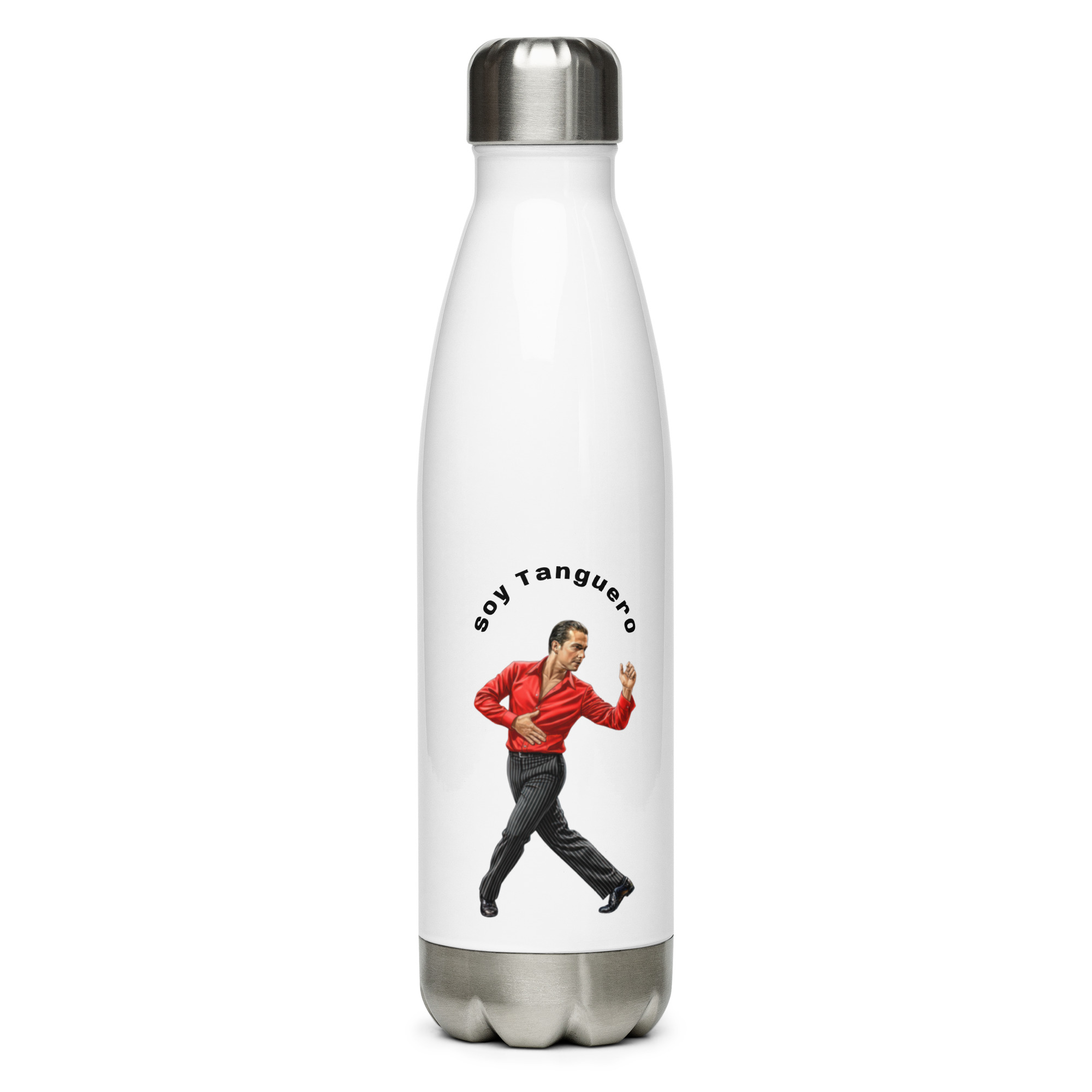 Steel bottle- Soy Tanguero, gift ideas for dancers