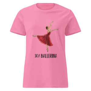 T shirt “elegance” (regular) – Soy Ballerina, gift ideas for dancers